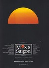 Miss Saigon - 1991 Broadway Premiere Souvenir Program - Include Cast Biography 