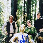 Star Wars Cast Signed Photo W  Coa 8x10 Harrison Ford Mark Hamill Kenny Baker