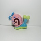 Spongebob Ty Beanie Baby Gary The Snail Mini Keychain 2011 Plush Nickelodeon 