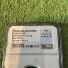 Caria Isle Of Rhodes C 300-250 Bc Ar Didrachm 6 07 G Vf Ngc