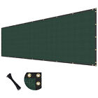 4  5  6  8  Privacy Fence Screen Garden Yard Windscreen Mesh Shade Cover Green