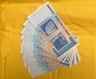          Zimbabwe 100 Trillion Dollar Aa 2008 P-91 Lot Of 20 Unc Notes