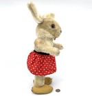 Steiff Nikili Girl Rabbit Mohair Plush Id Button Tag 1958 -62 Skirt 36cm 14in