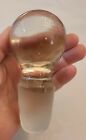 Gorgeous Large Vintage Antique Clear Glass Round Bottle Stopper 4 5l ball 2 25 D