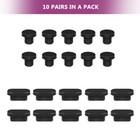 10 Pairs Headphone Jack Plug Earphone Plug Earphone Charm Anti Dust Plugs