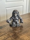 Vintage Pewter Troll Lady Figurine Tiny Small 1 5  Tall Original Packaging