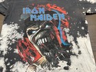 2017 Iron Maiden Gray Tie-dye Men   s T-shirt - Medium