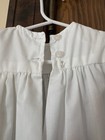 Vintage handmade christening Gown slip dress coat bonnet mint