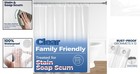 Clear 72 x72  Waterproof Shower Curtain Liner - Easy To Clean  Long-lasting