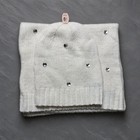 Nwt Victoria   s Secret Jeweled Beanie   Infinity Scarf Set Winter White Glam