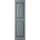14 3 4 w X 47 h Vinyl  Standard Two Equal Panels  Raised Panel Shutters  W in   