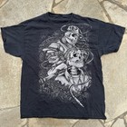 Legends Of Rap Shirt Large Black Hip Hop Music Skulls Tupac Biggie Eazy E Art