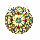 Tiffany Style Stained Glass Hanging Window Panel Victorian Design Suncatcher 22 