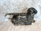 Antique Tin Chocolate Or Cake Mold Resting  Lamb Sheep  8 5     Germany