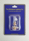 Dollhouse Miniature Hurricane Lamp 12 Volt Light 1 12 Scale Vintage Style Gold