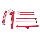 Red Drywall Panel Lifter Hoist Jk With G Caster  11ft Reh