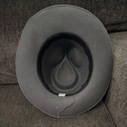 Men   s Gray Solid Felt Fedora Hat  Size M  Classic Dress Hat Style