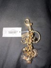 Coach Gold Tone Detachable Heart Star Moon Keychain Bag Charm Rhinestone C0559