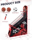 Foldable Basketball Arcade Game   Soccer Goal Set - Portable Indoor Outdoor Spor
