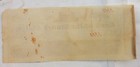 1800s Antique Early Paper Check Bank Of The United States Faded