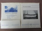 1980s Lot Jay Benford Yacht Design Plans  Canvasback Fantail Pilot House Ferry
