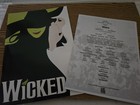 Broadway Across America Souvenir Programs  Lion King  Wicked  Etc  - Lot Of 5