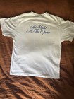 Queen    a Night At The Opera    T Shirt Vintage 2-sided Size Lg  42-44  Hanes Ultra