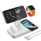 4in1 Magnetic Wireless Charger Station Dock For Apple Watch Air Pods Iphone 17