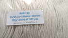 Bag Of 10 Undyed Wool 2 Dye For  w2d4  50 50 Suri Alpaca merino 100gm  327 Yd Ds