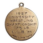 Vtg 1927 Wrestling Harvard Athletic Association Medal Ivy League Memorabilia 