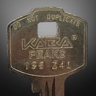 4 Kaba Peaks High Security 196-z41 Blank Key - 6 Pin Keys Blanks