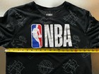 Nba Logo Shirt Men s Size L Aop Short Sleeve Adidas Casual Basketball Casual