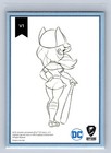 Batwoman - 2017 Cryptozoic Dc Bombshells Sketches Parallel Insert Card  01