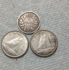 Canadian Silver Coin Collection 5 Cents   10 Cents 1897  1961  1962 Lot
