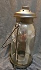 Yankee Candle Black Lantern Mason Jar Tea Light Lamp Holder Hanging 10  Open Box