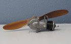Vintage Rc Ohlsson Rice Gas Airplane Engine W 8 8  Top Flite Wood Propeller  1
