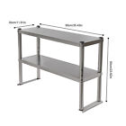 Stainless Steel Work Table Food Prep Shelf Station Commercial Kitchen Restaurant