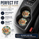 Caroline s Treasures Chow Chow Luau Set Of 2 Cup Holder Car Coasters Dac6407carc
