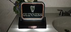 Extremely Rare Vintage Guinness Neon Look Beer Clock New In Box Man she-cave bar
