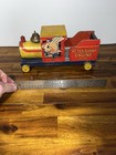 Fisher Price 715 Peter Bunny Engine Antique Wooden Pull Toy Circa 1948
