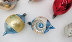Retro Vintage Lot Of Teardrop Mercury Glass Christmas Ornaments Decorations