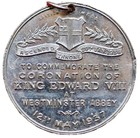 Great Britain Medal - Edward Viii 1936 Proposed Coronation  38mm