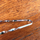Vintage Raymond Sterling Twisted Handle Sugar Tongs W embossed Rose Tips