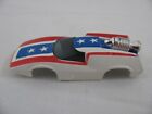 Vintage Aurora Afx Ho Red white blue stars Turbo Turnon Slot Car Body Only Vg
