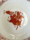 Herend Hungary Single Saucer Plate - Apponyi Orange Aog 53 - Mint Condition
