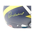 Jim Harbaugh Michigan Wolverines Signed Schutt Fs Replica Helmet  beckett Auth 