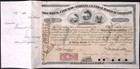 1869 Columbus Chicago Indiana Central Railway Company Stock Certificate100 Share