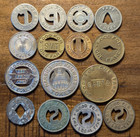 Pennsylvania Pa Transit Token Set Lot Collection 15 Tokens Red Arrow Lines