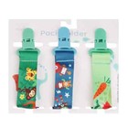 3 Sets Of Dummy Pacifier Clips Baby Care Nipple Holder Baby Pacifier Chain