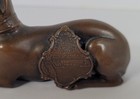 Jennings Bros Cast Bronze Greyhound Whippet Niagra Falls Souvinenir 1323